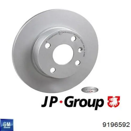 Купить 9196592 General Motors Диск тормозной задний
