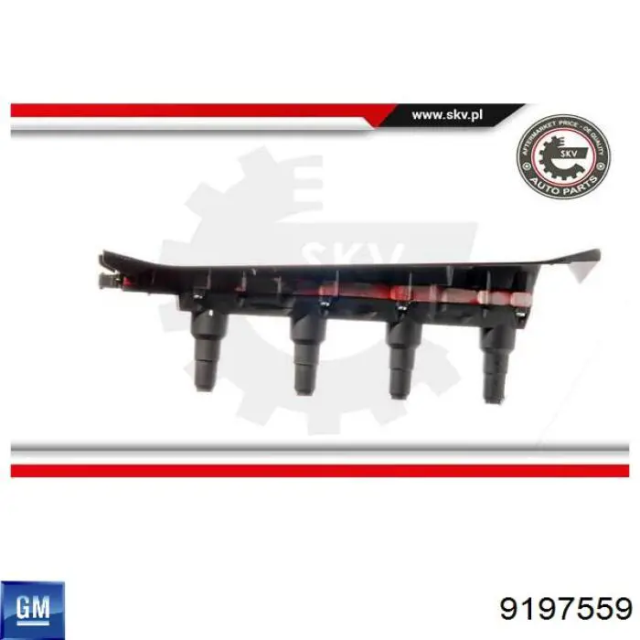Катушка зажигания 9197559 General Motors
