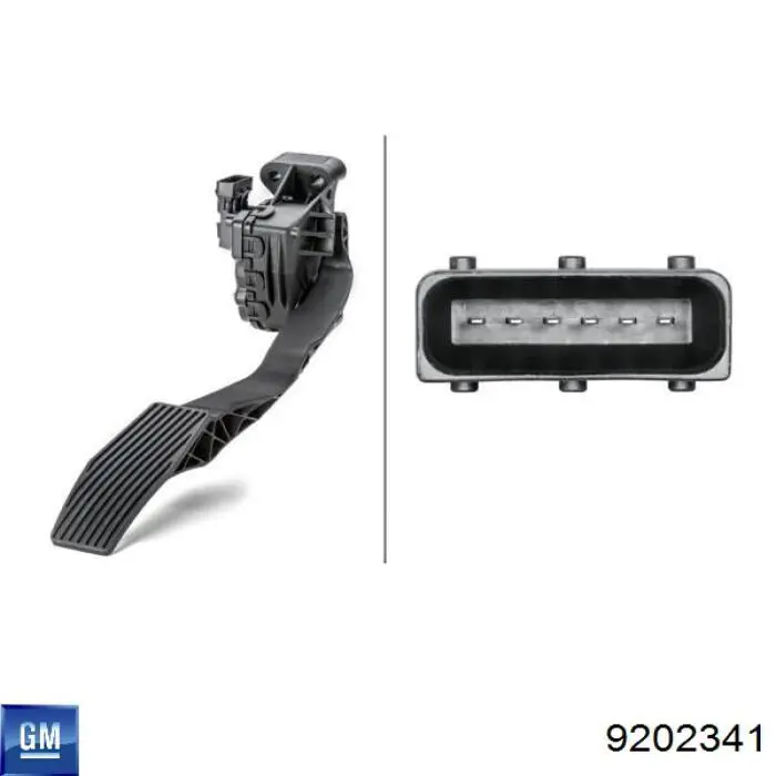 9202341 General Motors Педали газа