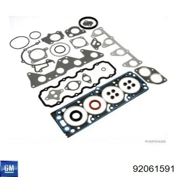 Верхний комплект прокладок двигателя General Motors 92061591 цена, от 40.96 USD