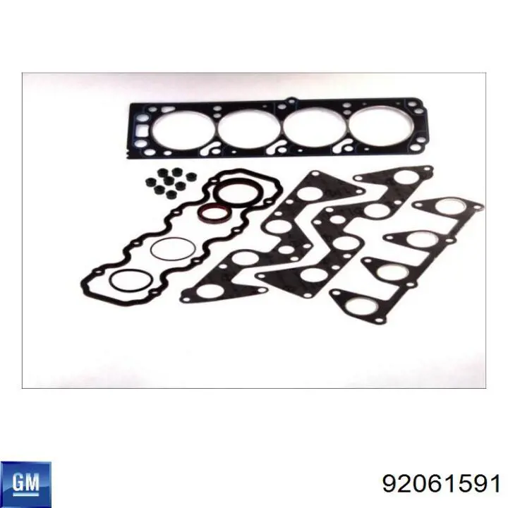92061591 General Motors Комплект прокладок двигателя верхний
