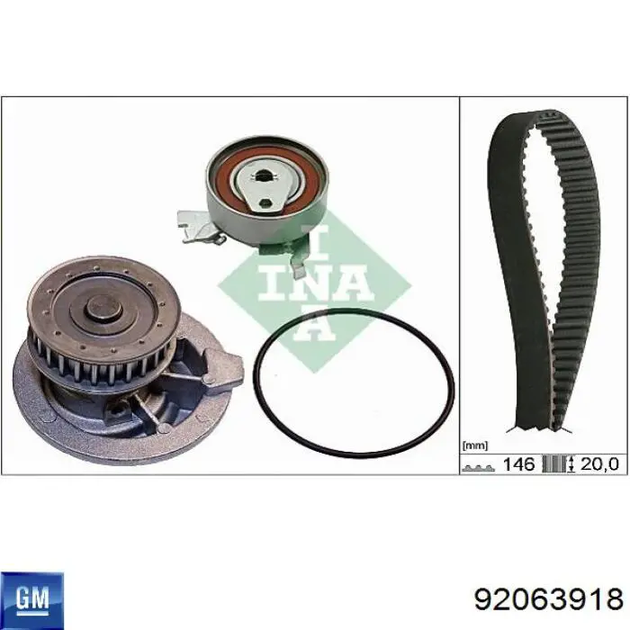 Ремень ГРМ 92063918 General Motors