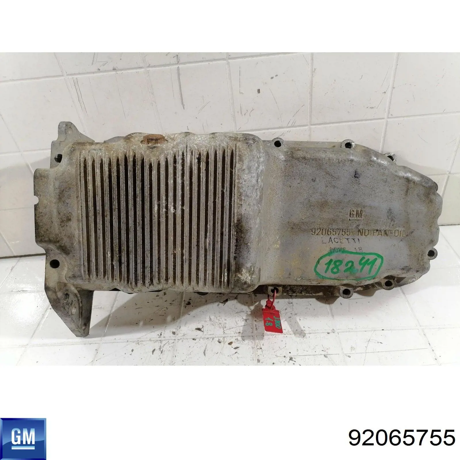 92065755 General Motors panela de óleo de cárter do motor