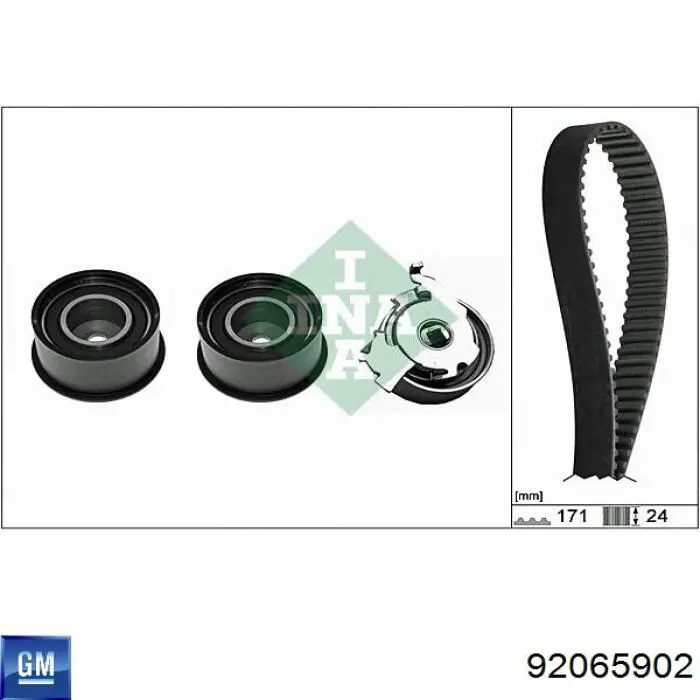 Зубчатый ремень General Motors 92065902 цена, от 22.14 USD