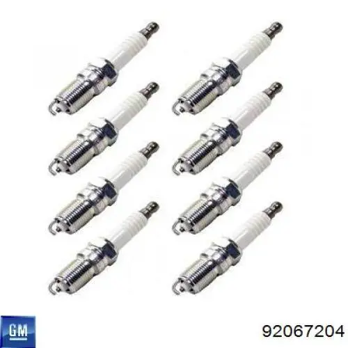 Свечи зажигания 92067204 General Motors