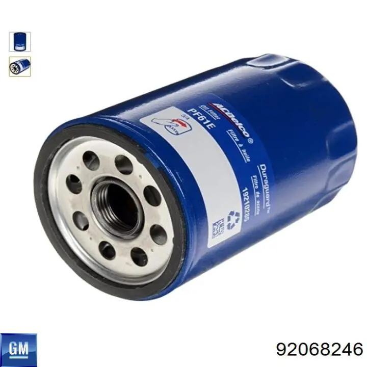 Купить 92068246 General Motors Фильтр центробежный очистки масла