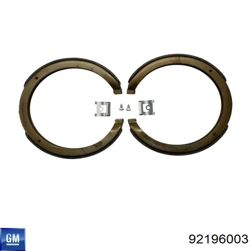Тормозные колодки стояночного тормоза General Motors 92196003 цена, от 34.32 USD