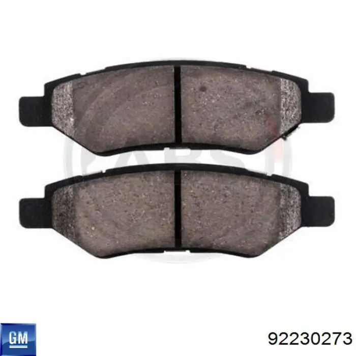 Колодки дисковые  General Motors 92230273 цена, от 27.77 USD