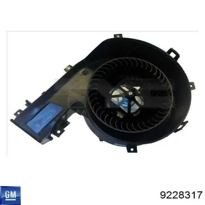 9228317 General Motors Электромотор печки