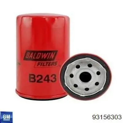 93156303 General Motors Масляный фильтр двигателя