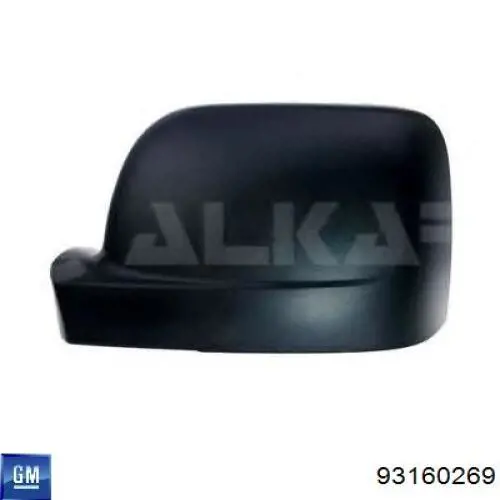 Стекло зеркала заднего вида, правого Opel 4410619 цена, от 31.33 USD