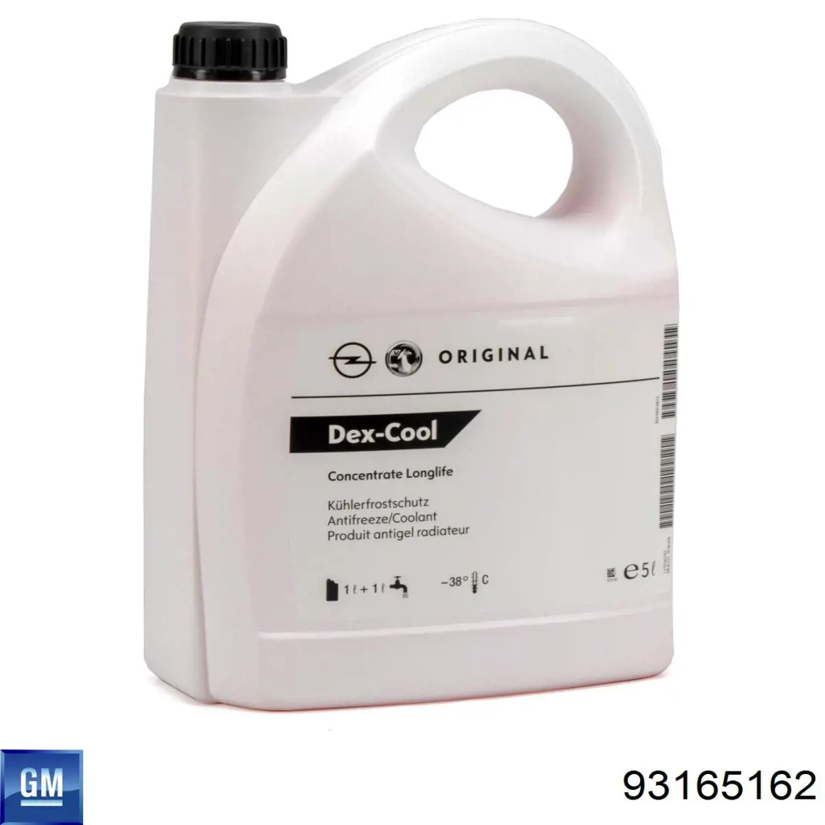 93165162 GM Liquido refrigerante original y equivalente