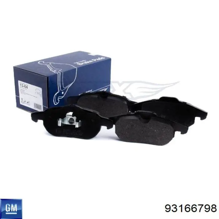 Купить 93166798 General Motors Колодки тормозные