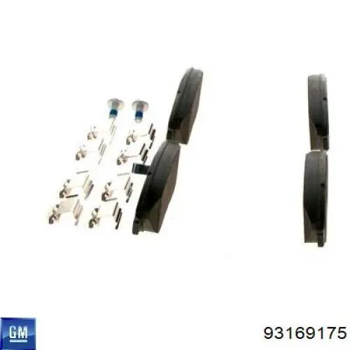 Колодки General Motors 93169175 цена, от 24.40 USD