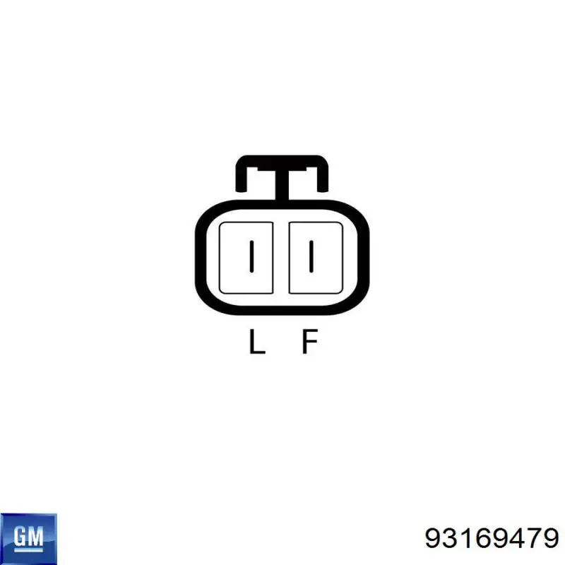 Автомобильный генератор General Motors 93169479 цена, от 116.81 USD