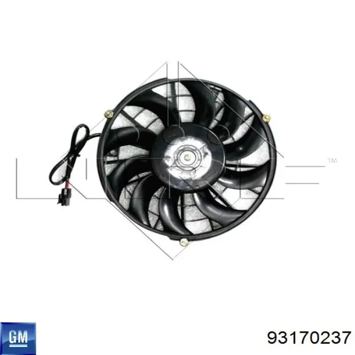 Электровентилятор охлаждения в сборе General Motors 93170237 цена, от 148.45 USD