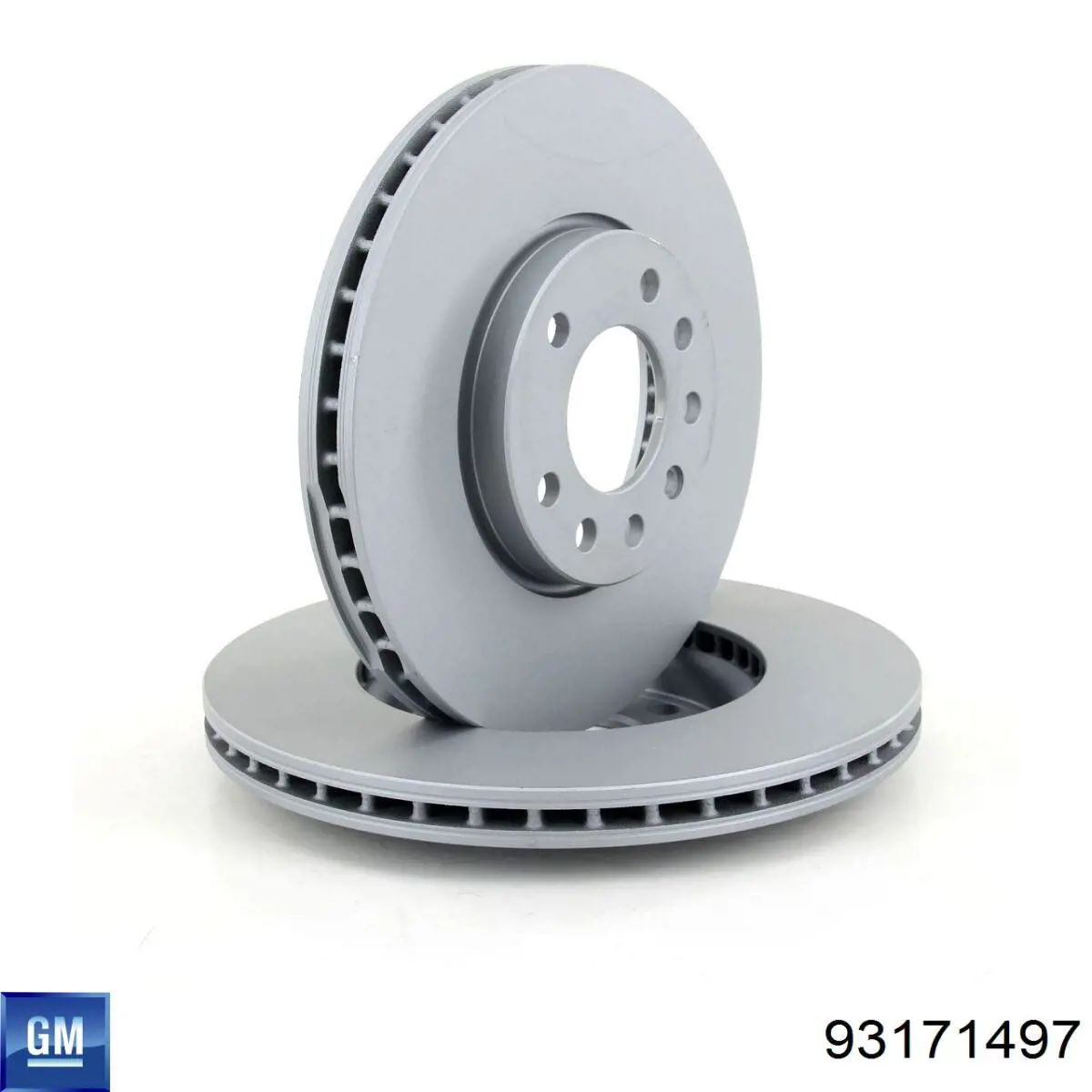 Передние тормозные диски 93171497 General Motors