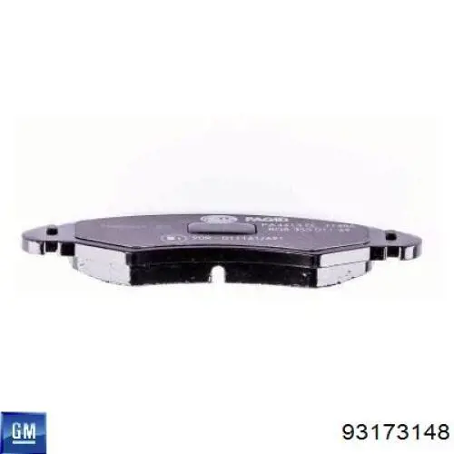 Тормозные колодки General Motors 93173148