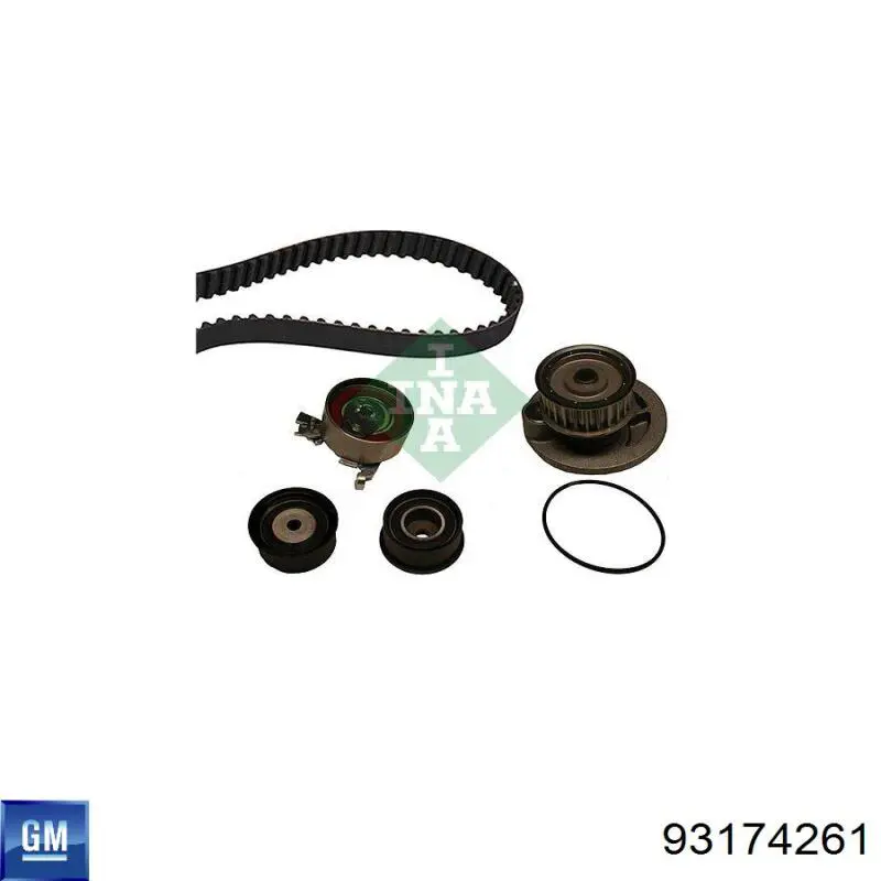 ГРМ ремни, комплект General Motors 93174261 цена, от 63.27 USD