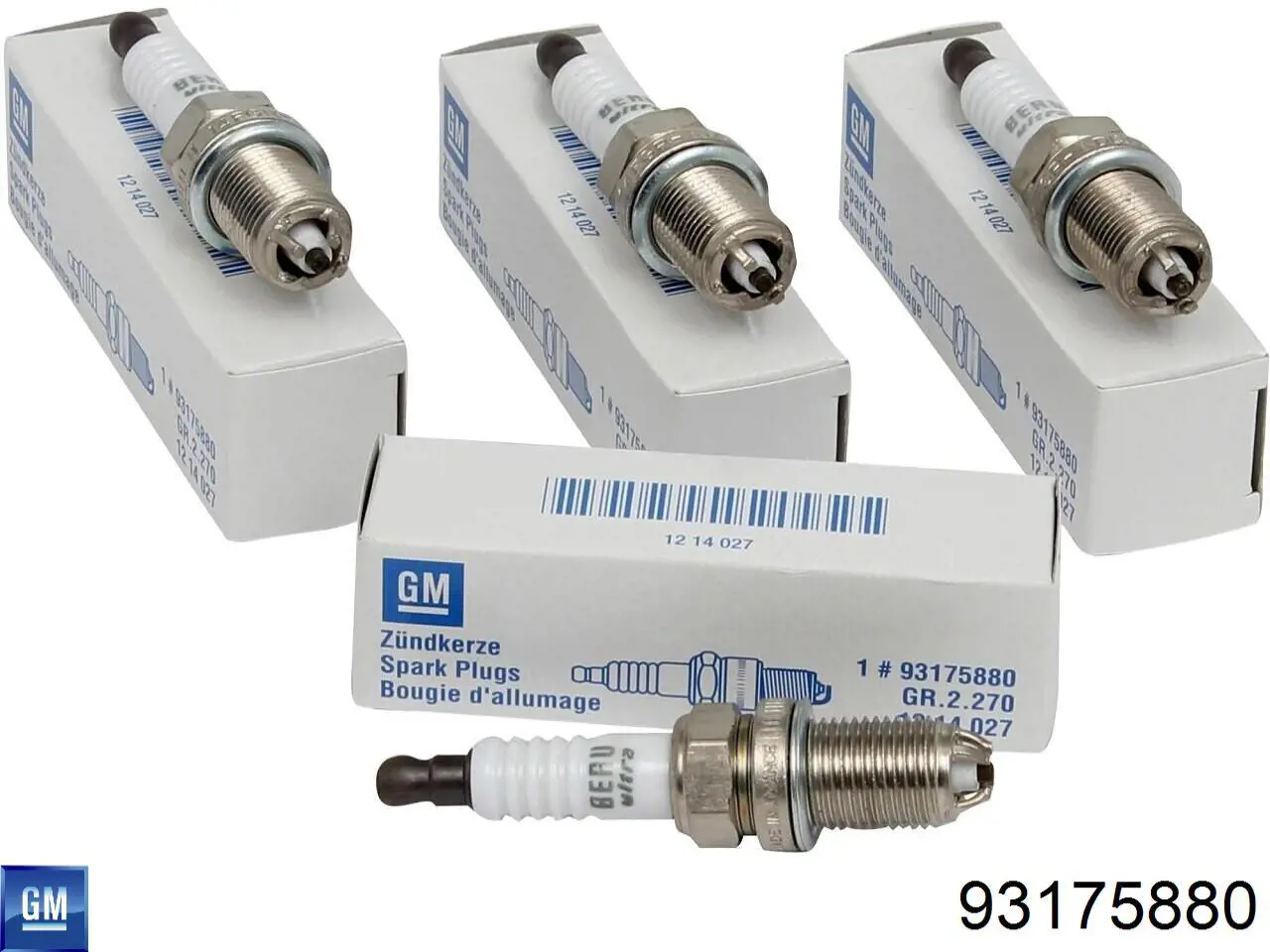 93175880 General Motors Свечи зажигания
