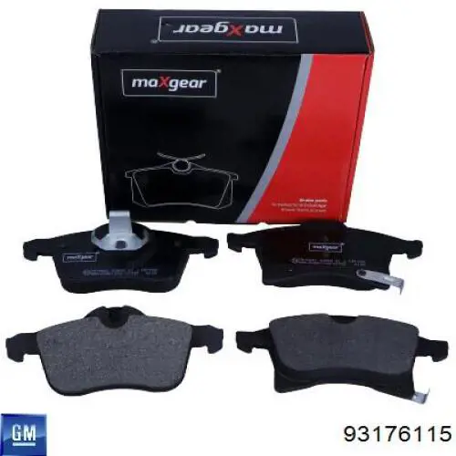 Купить 93176115 General Motors Колодки тормозные