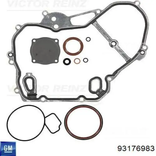 Нижний комплект прокладок двигателя Opel 93177890 цена, от 75.08 USD