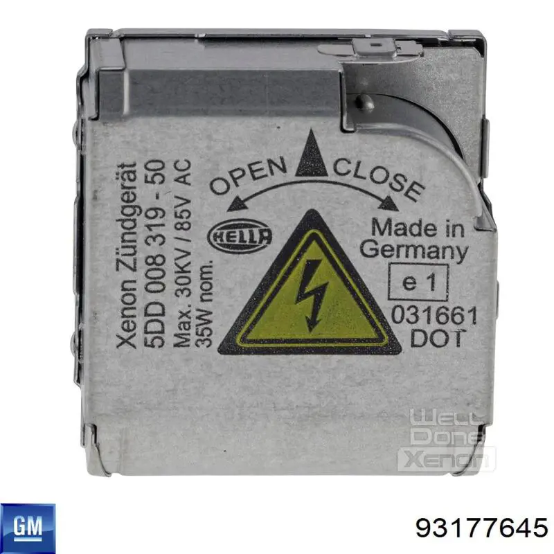 Блок розжига ксенона 93177645 General Motors