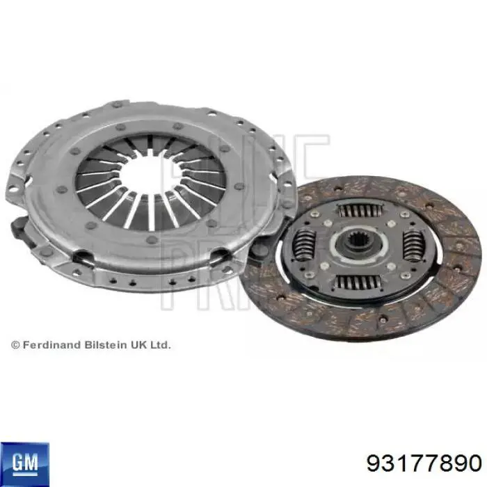 93177890 General Motors Комплект прокладок двигателя, нижний