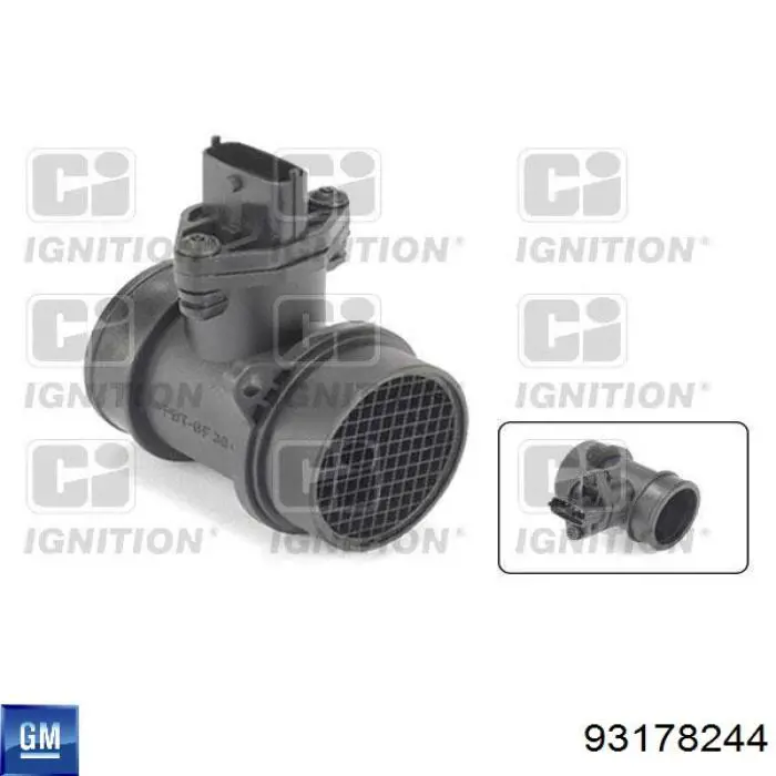 Датчик массового расхода воздуха General Motors 93178244 цена, от 36.70 USD