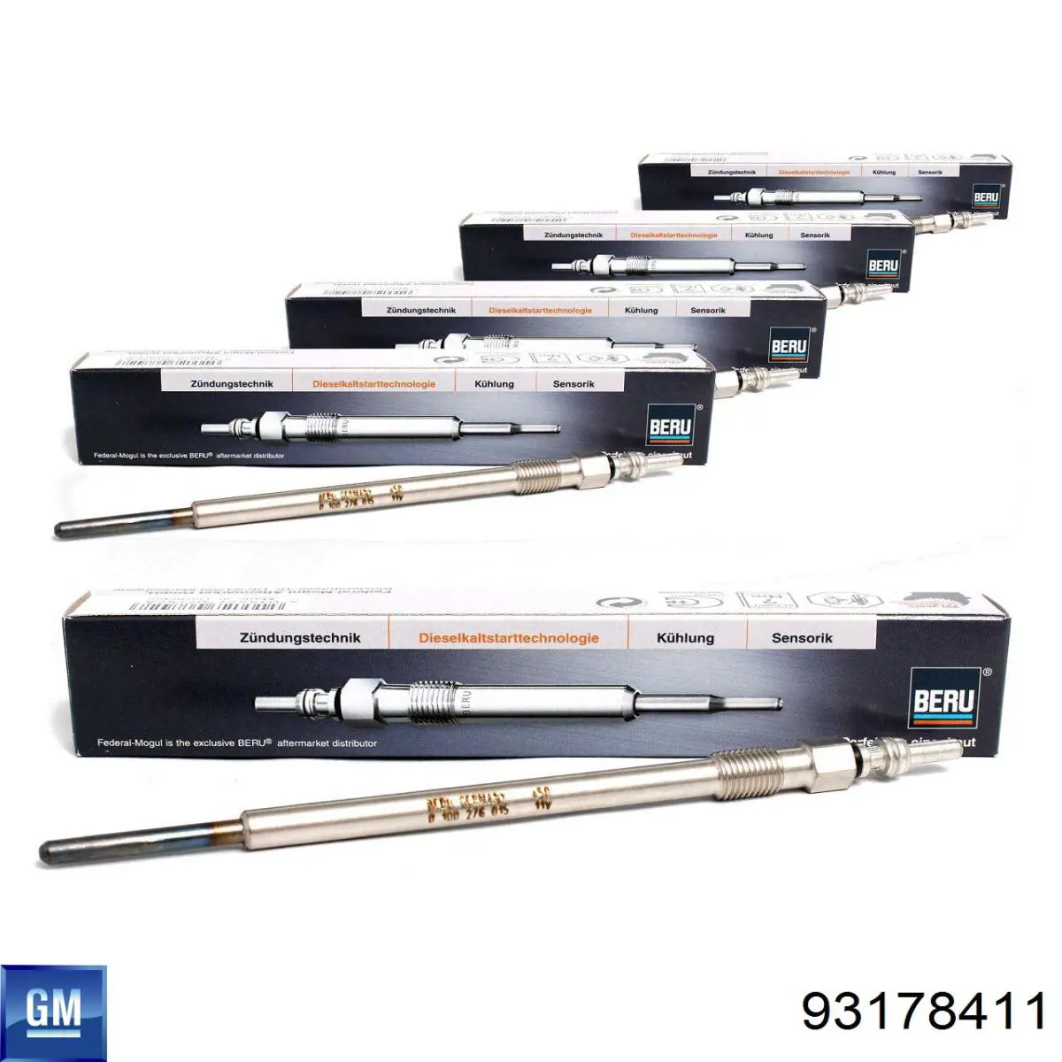 Свечи накала 93178411 General Motors