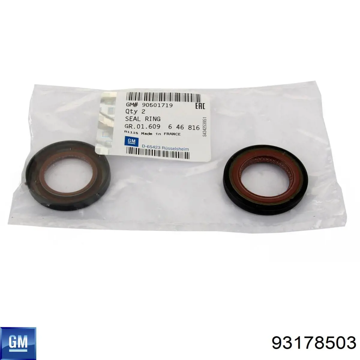 Сальник коленвала задний General Motors 93178503 цена, от 28.41 USD