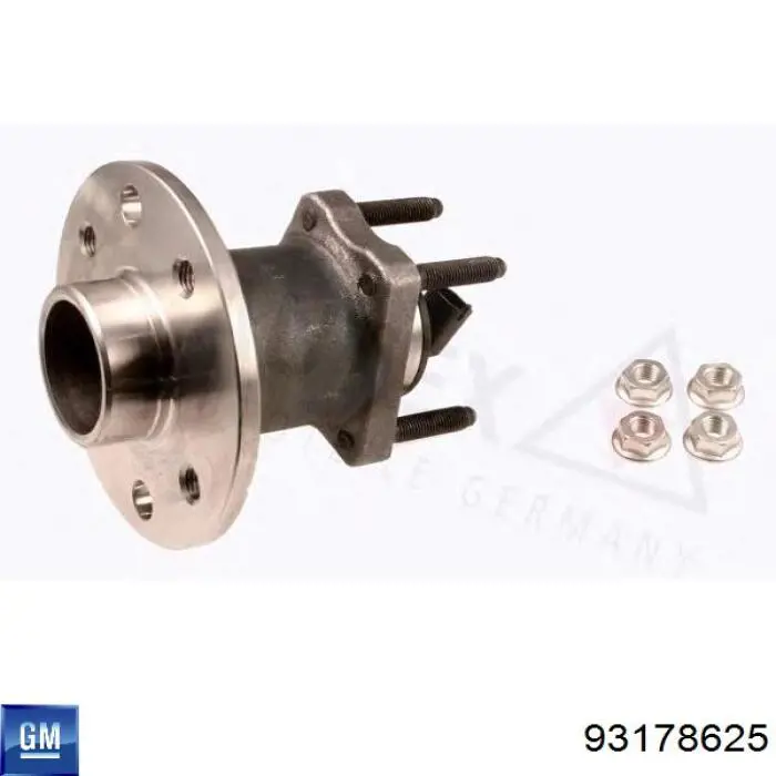 Купить 93178625 General Motors Задняя шпиндель