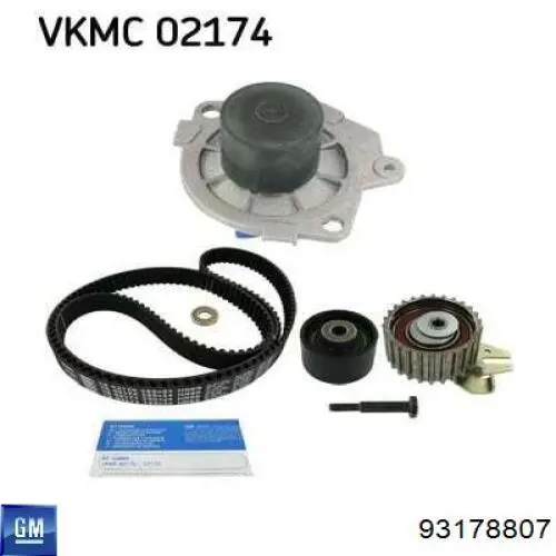 Паразитный ролик ГРМ 93178807 General Motors