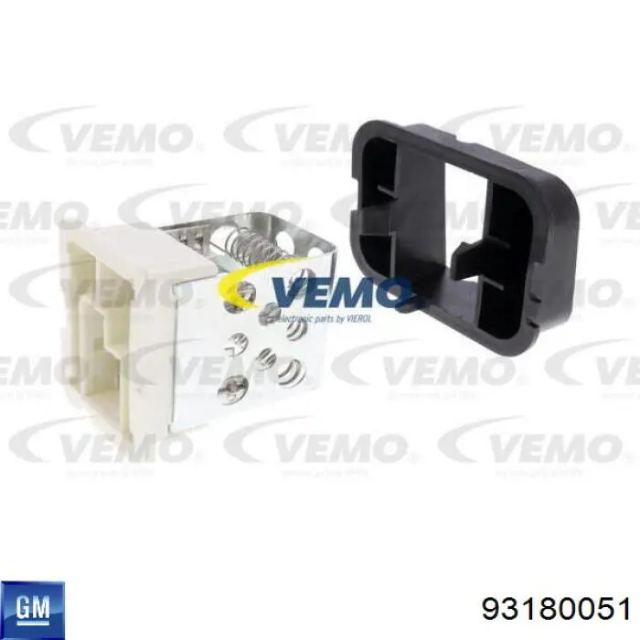 Купить 93180051 General Motors Регулятор оборотов вентилятора печки