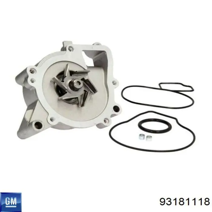 Помпа охлаждения General Motors 93181118 цена, от 49.11 USD