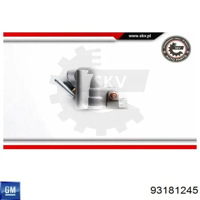 Купить 93181245 General Motors Корпус термостата
