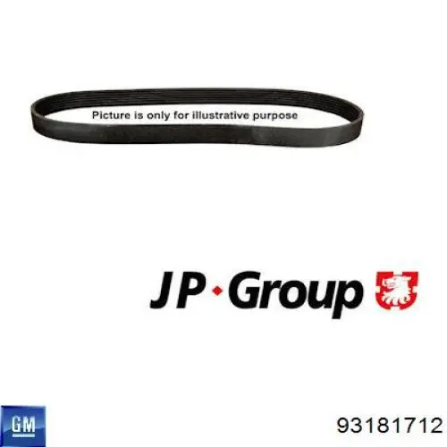 Купить 93181712 General Motors Ремень генератора