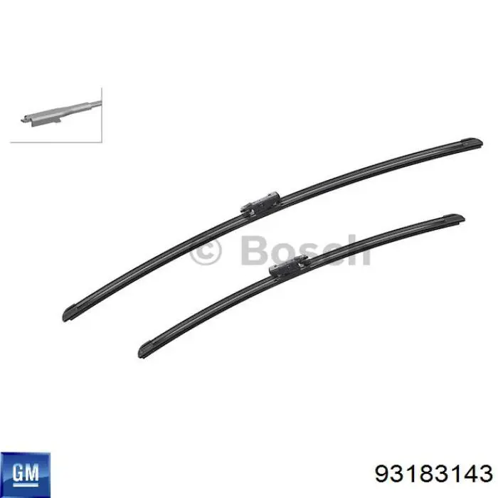 Щетка дворника правая Denso DF202