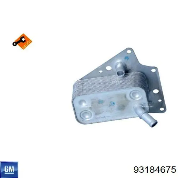 650767 Opel Радиатор масляный (холодильник) под фильтром