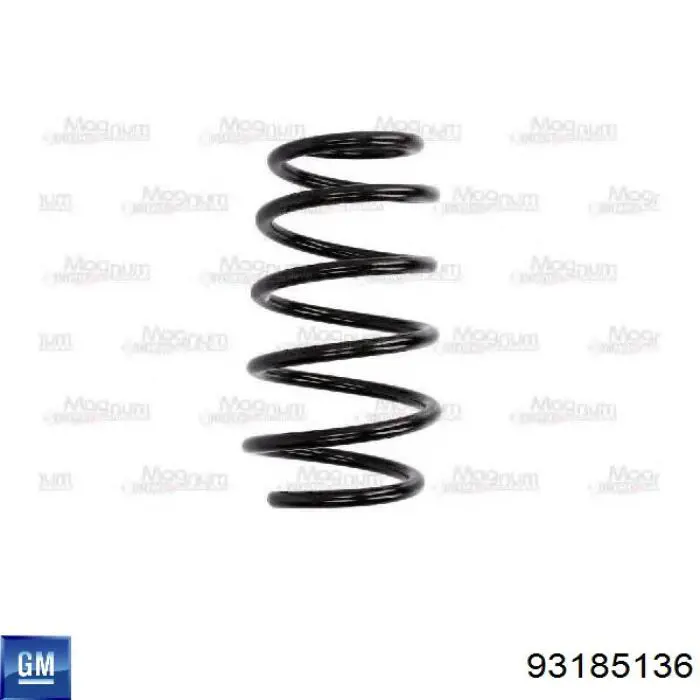 Пружина амортизатора передняя General Motors 93185136 цена, от 40.15 USD
