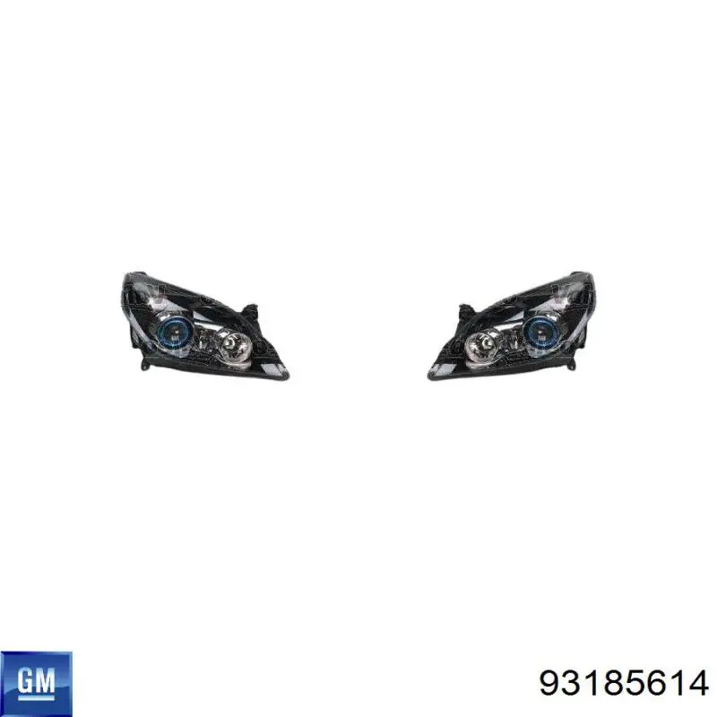 Фара левая General Motors 93185614 цена, от 240.11 USD