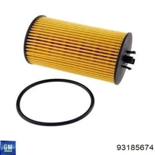 Filtro de aceite 93185674 GM/Chevrolet