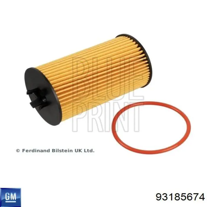 Compre 93185674 General Motors Filtro de óleo