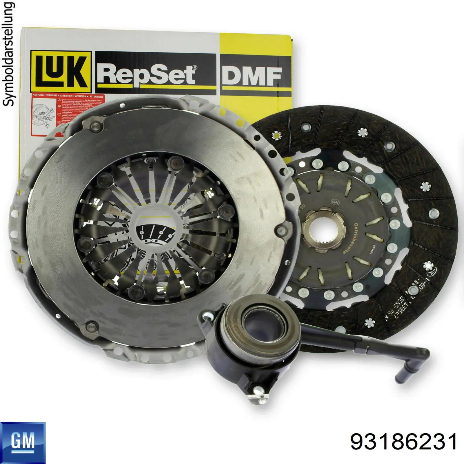 Диск сцепления 93186231 General Motors