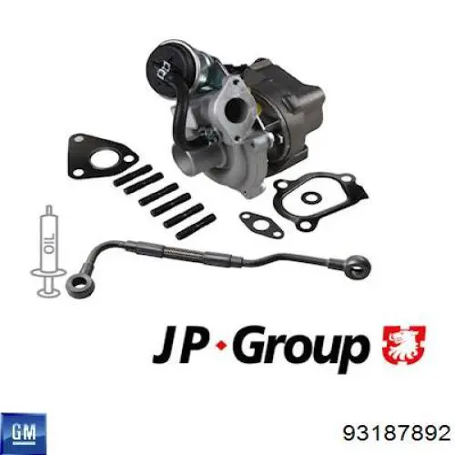 Купить 55201944 General Motors Трубка (шланг) подачи масла к турбине