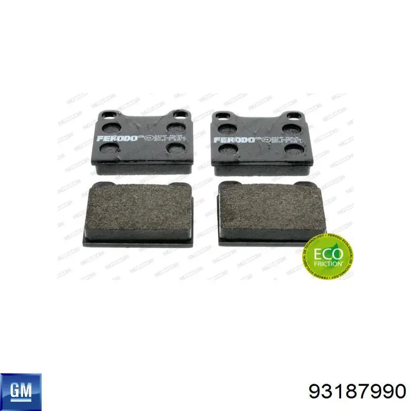 Ремкомплект суппортов General Motors 93187990 цена, от 30.39 USD