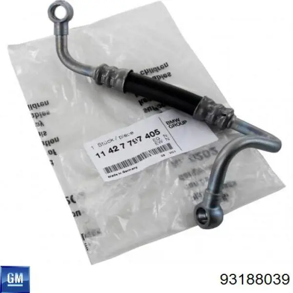 Трубка (шланг) подачи масла к турбине General Motors 93188039 цена, от 34.75 USD