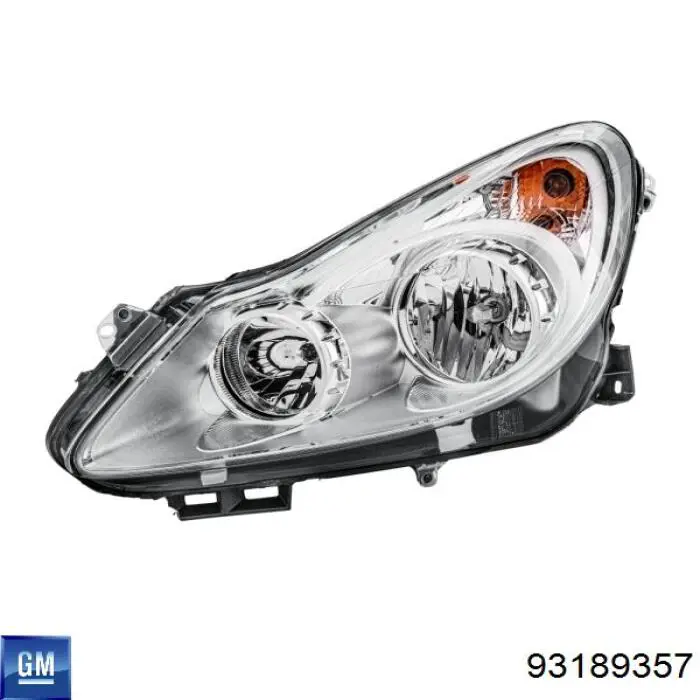 Левая фара 93189357 General Motors