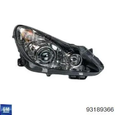 93189366 General Motors Фара передняя правая