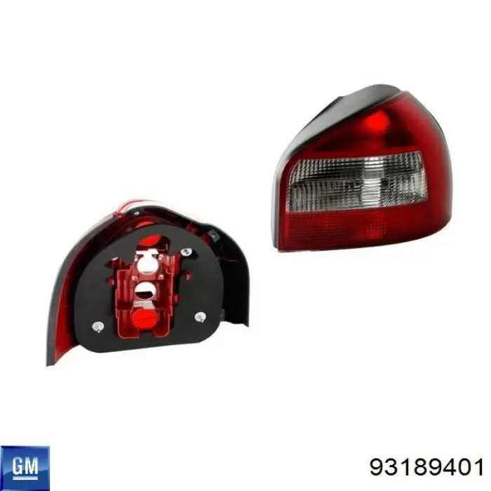 93189399 Peugeot/Citroen фонарь задний левый